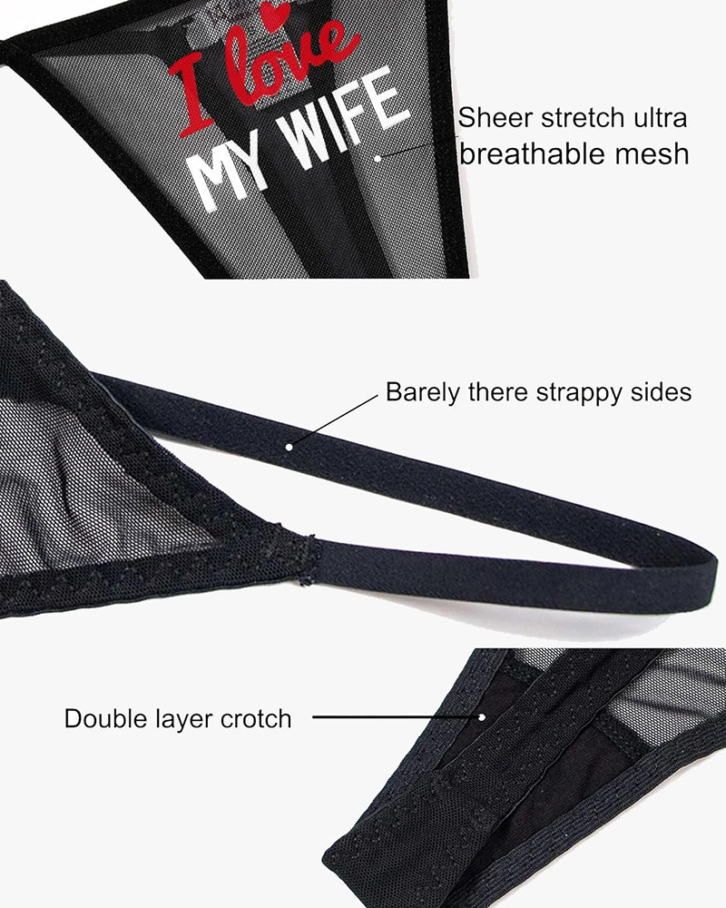T-back Mesh Panties Lingeries-panties - Tophatter Daily Deals