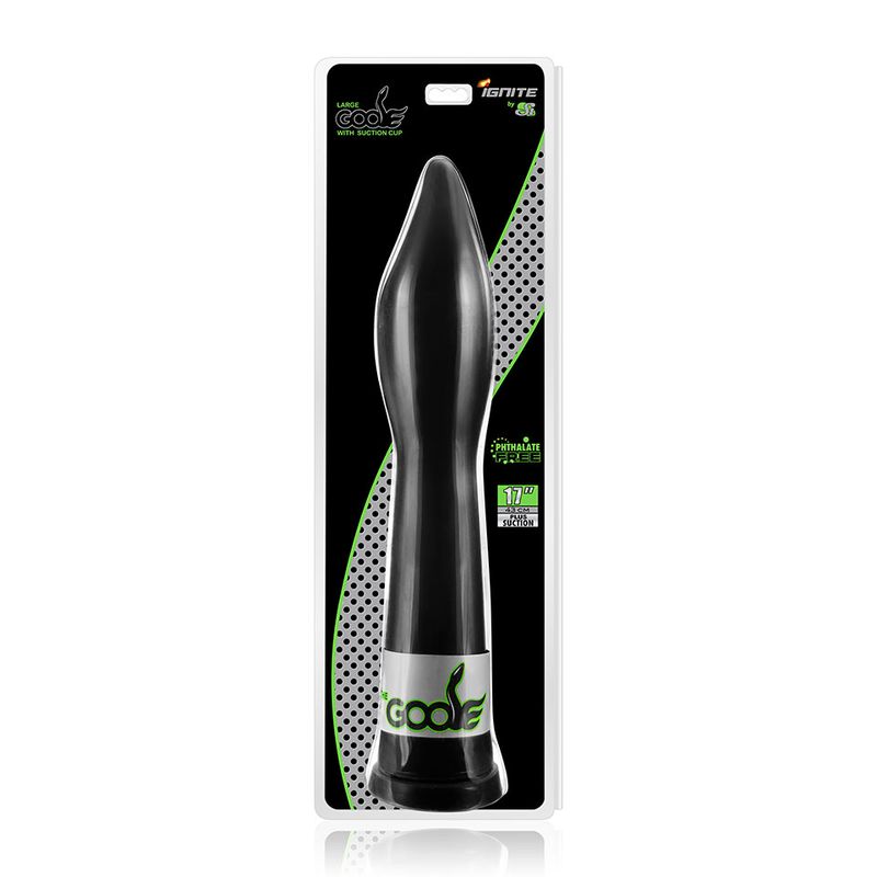 Goose Large (Black) – 17" Probe with Suction Base > Dildos > Oversized Toys - Tophatter Daily Deals