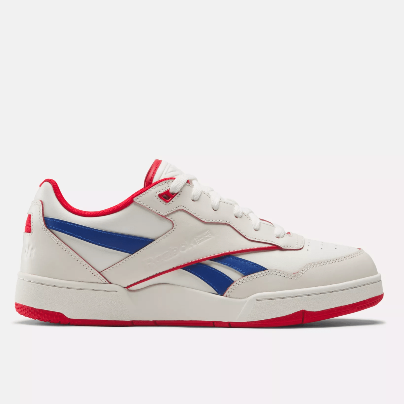 Reebok Men's Bb 4000 II Shoes - Chalk/Vecblu/Vecred Chalk Vecblu Vecred Footwear - Tophatter Daily Deals