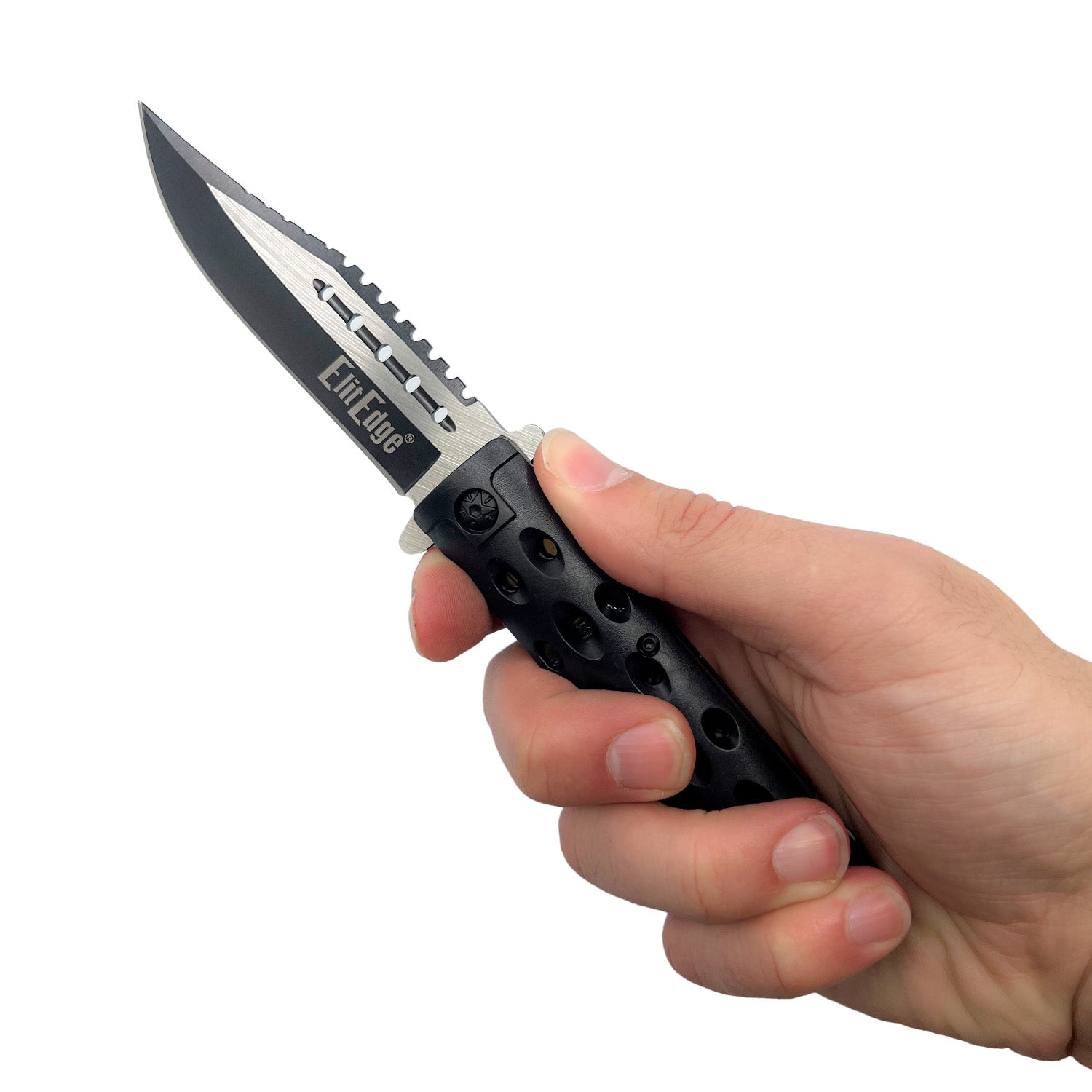ABS Spring Assisted Rescue Knife - Tophatter Daily Deals