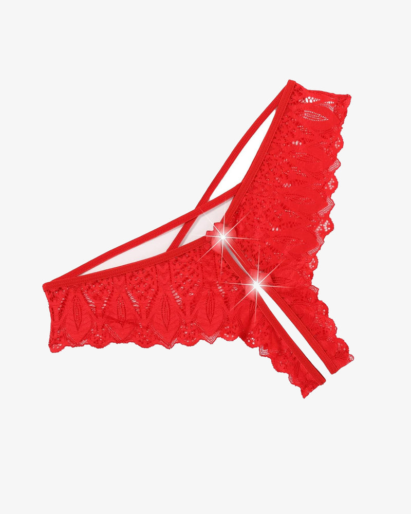 Criss Cross String Hipster Underwear Red Lingeries-panties - Tophatter Daily Deals