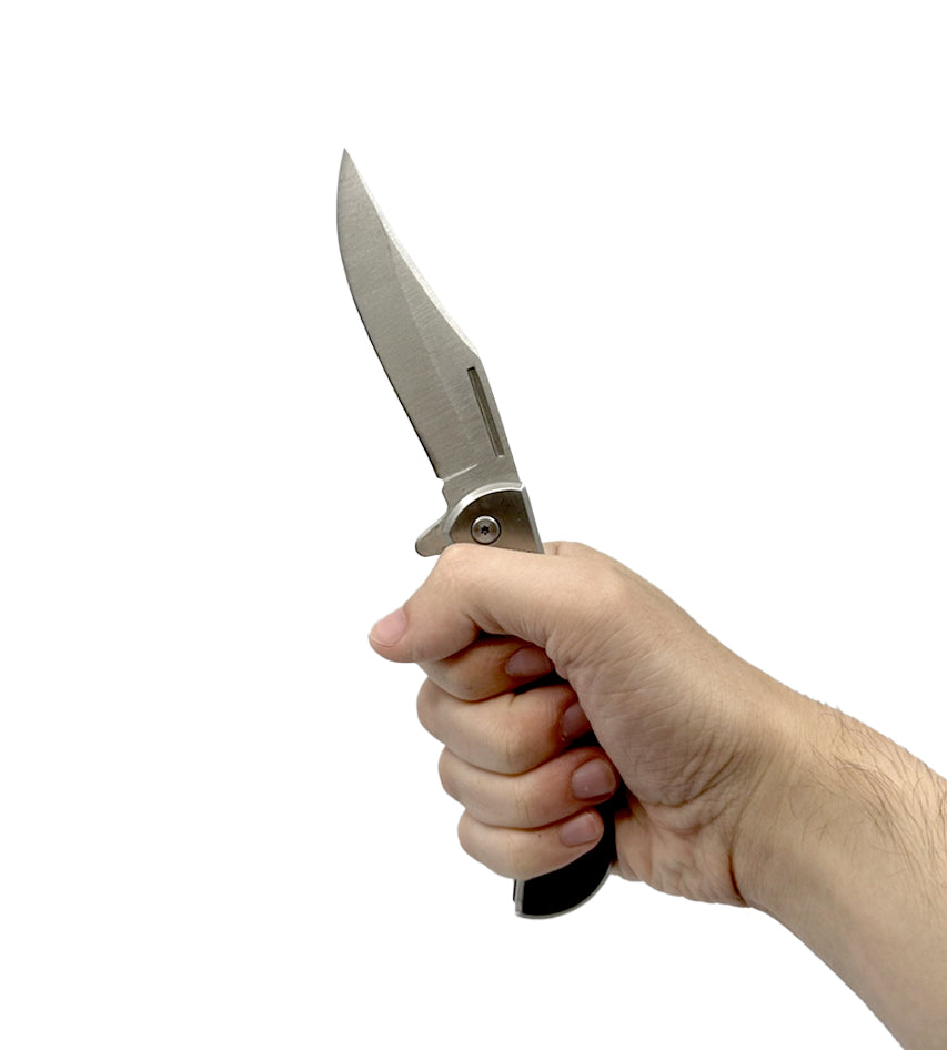 3.75" Spring Assisted Knife W/ Drop Point Blade - Tophatter Daily Deals