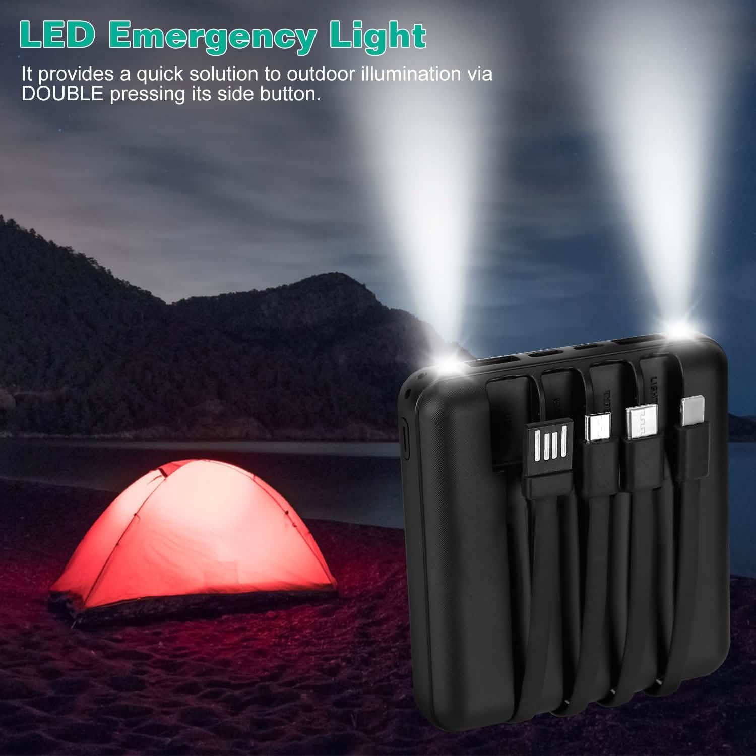 1000mAh Portable Charger Power Bank Mobile Accessories - Tophatter Daily Deals