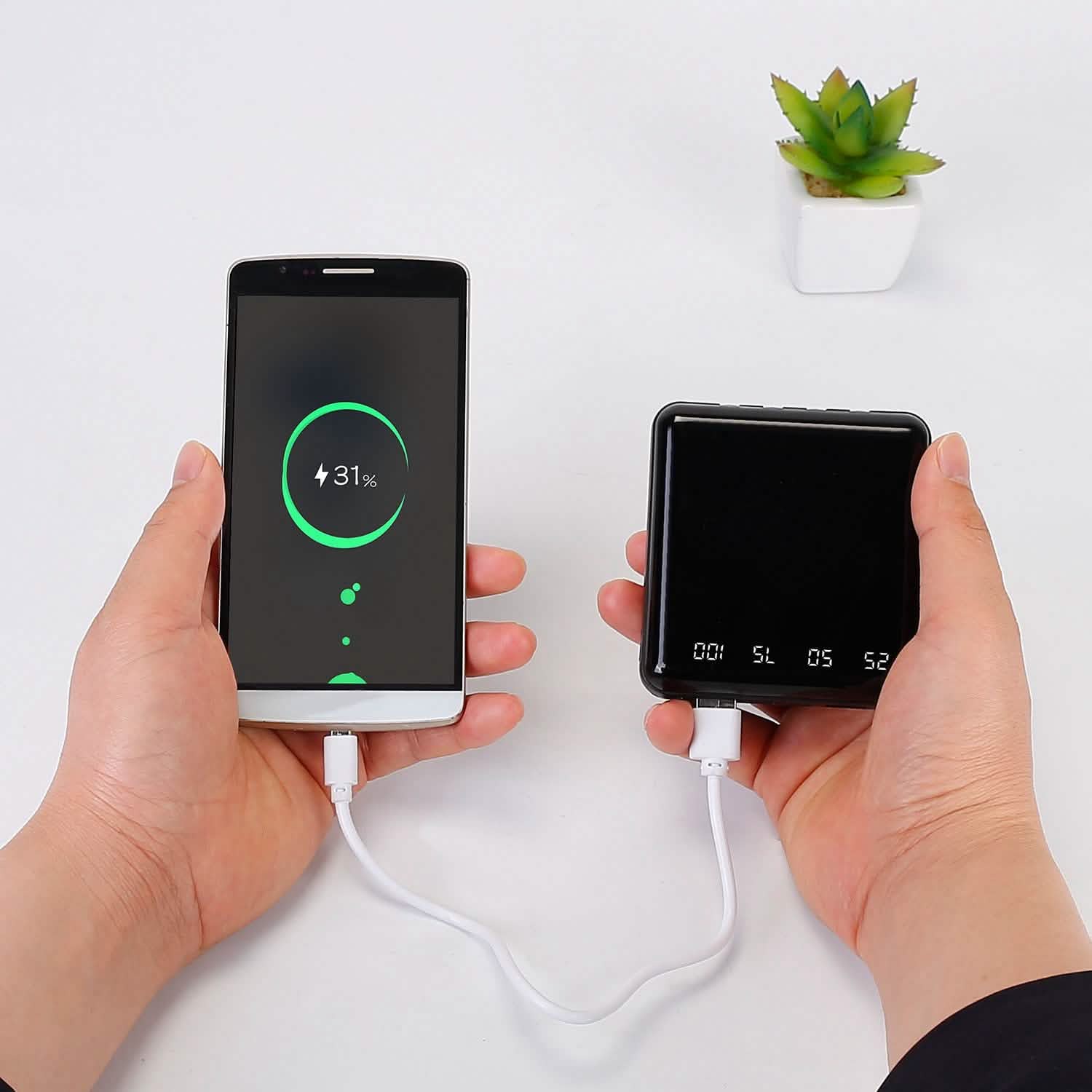 1000mAh Portable Charger Power Bank Mobile Accessories - Tophatter Daily Deals