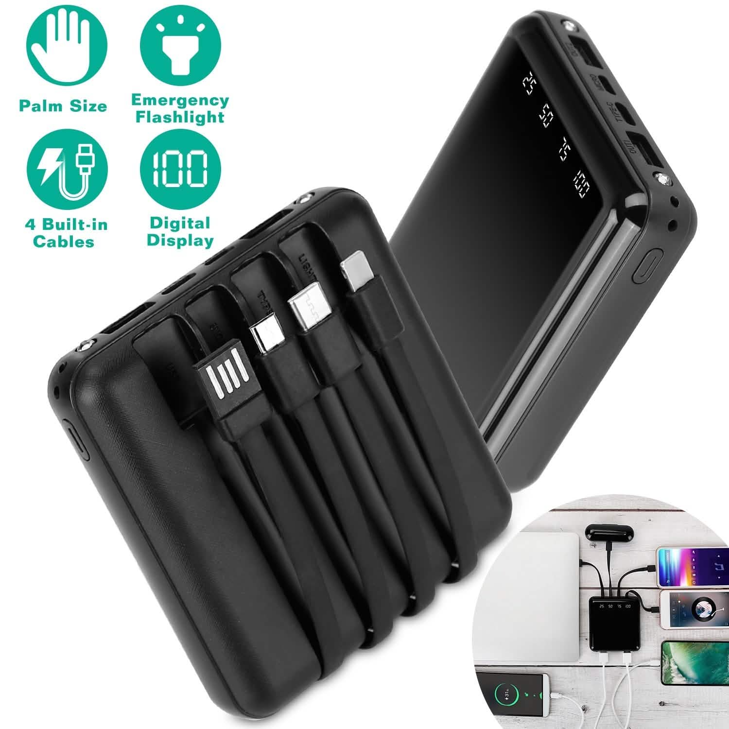 1000mAh Portable Charger Power Bank Mobile Accessories - Tophatter Daily Deals
