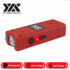 Red DZS Rechargeable Self Defense Ultra Mini Stun Gun With LED FlashLight Collectible Weapons - Tophatter Daily Deals