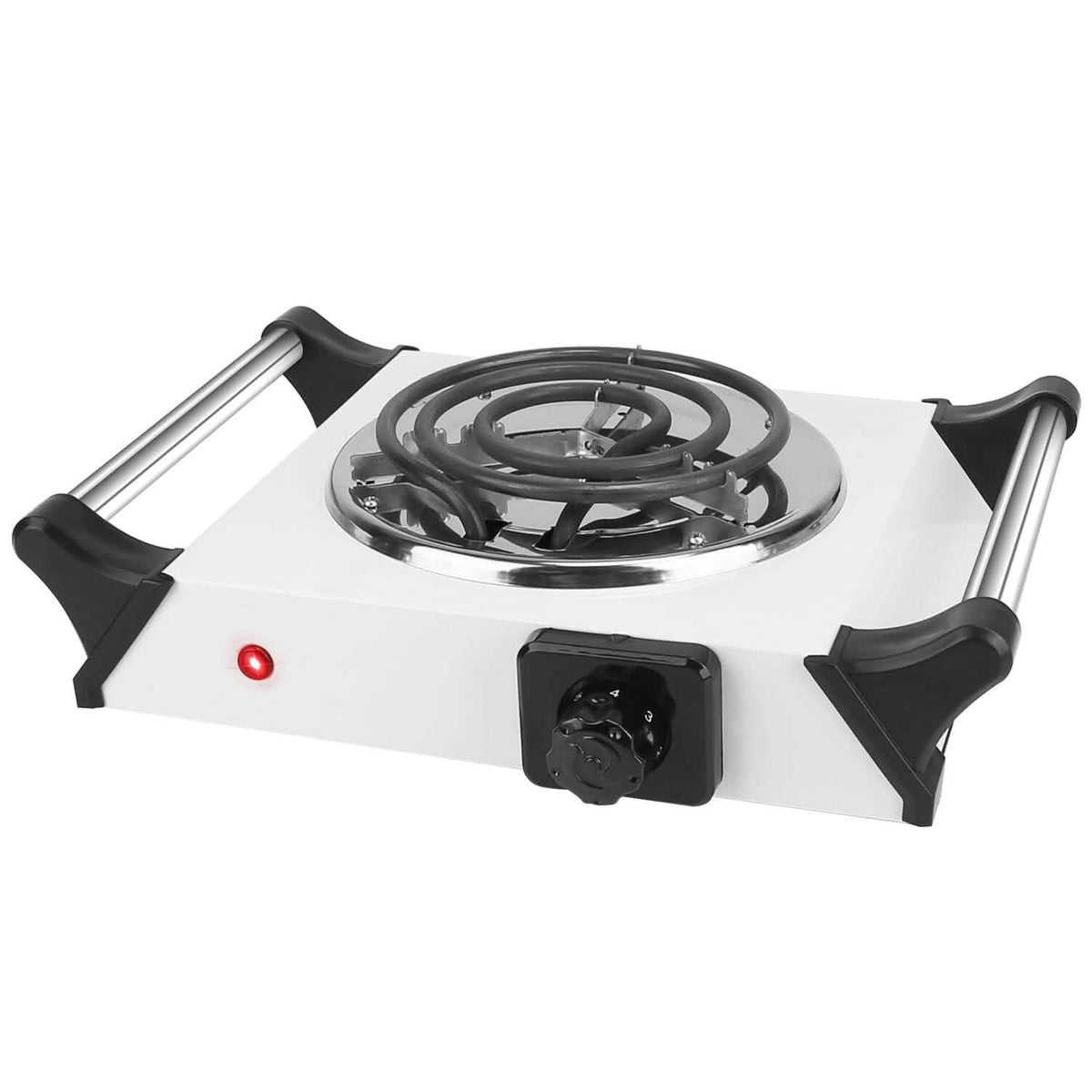 1000W Electric Burner Portable Coil Heating Hot Plate Stove Countertop Kitchen Appliances - Tophatter Daily Deals