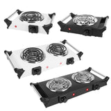 1000W Electric Burner Portable Coil Heating Hot Plate Stove Countertop Kitchen Appliances - Tophatter Daily Deals