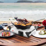 1000W Electric Burner Portable Coil Heating Hot Plate Stove Countertop Kitchen Appliances - Tophatter Daily Deals