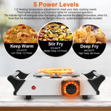 1000W Electric Burner Portable Coil Heating Hot Plate Stove Countertop Kitchen Appliances - Tophatter Daily Deals