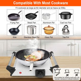 1000W Electric Burner Portable Coil Heating Hot Plate Stove Countertop Kitchen Appliances - Tophatter Daily Deals
