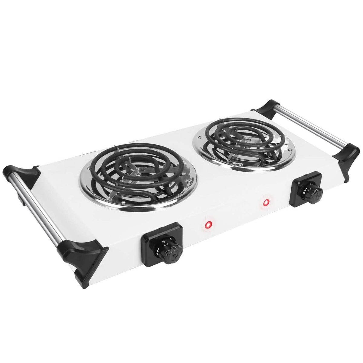 1000W Electric Burner Portable Coil Heating Hot Plate Stove Countertop Kitchen Appliances - Tophatter Daily Deals