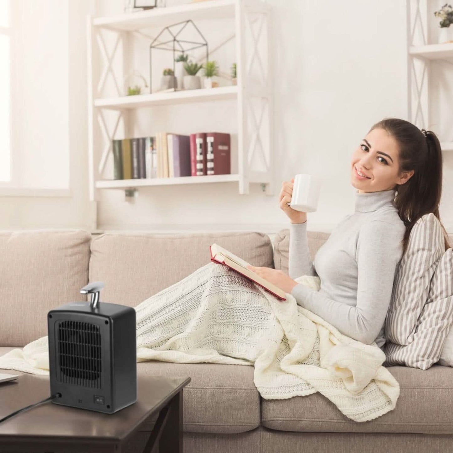1000W Portable Electric Space Heater Household Appliances - Tophatter Daily Deals