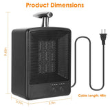 1000W Portable Electric Space Heater Household Appliances - Tophatter Daily Deals
