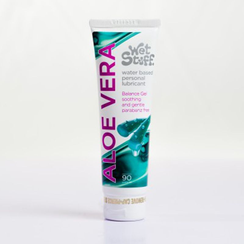 Wet Stuff Aloe Vera Lubricant – Soothing Sensitive Skin Lubricant 90g Tube > Lube > Water Based - Tophatter Daily Deals