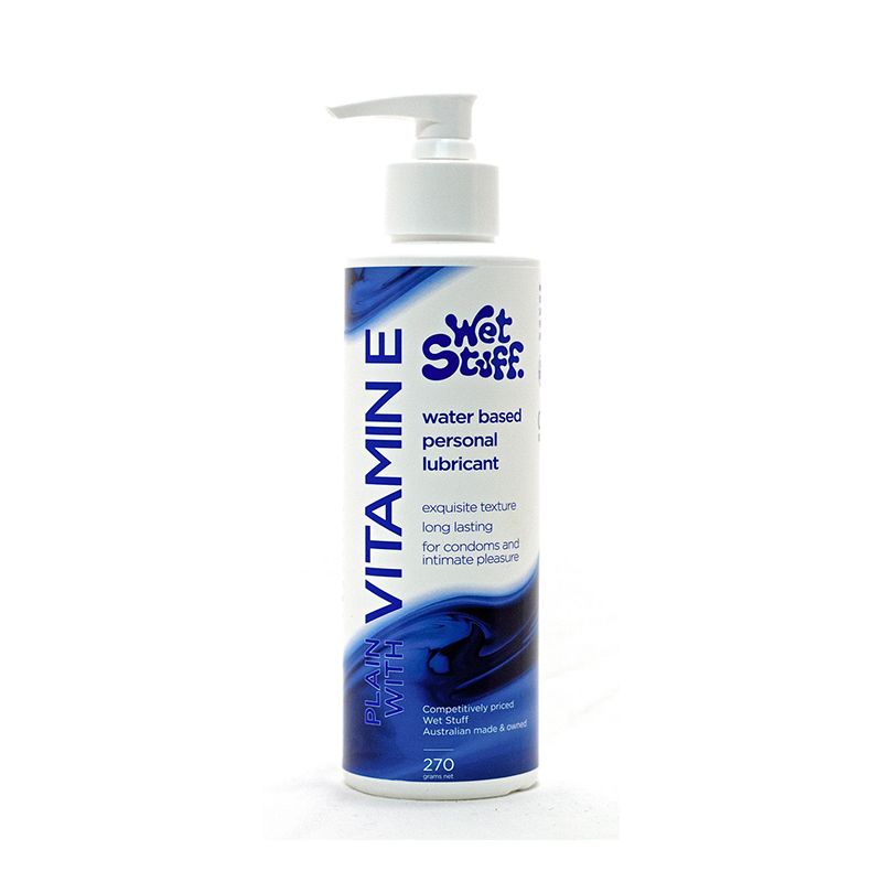Wet Stuff Plain Enriched With Vitamin E – Water-Based Lubricant > Lube > Water Based - Tophatter Daily Deals