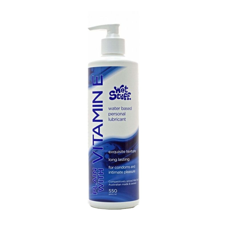 Wet Stuff Plain Enriched With Vitamin E – Water-Based Lubricant > Lube > Water Based - Tophatter Daily Deals