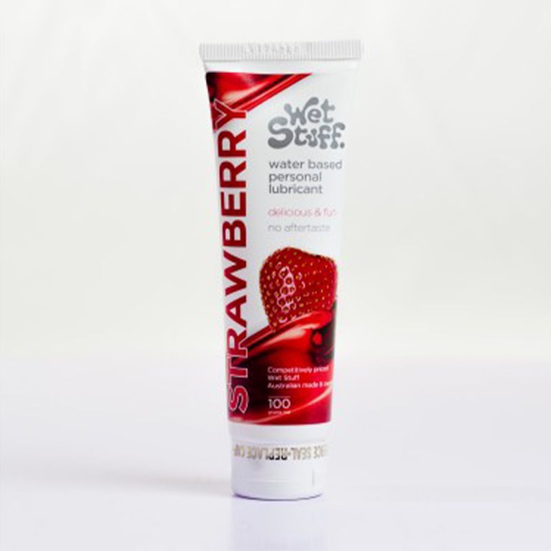 Wet Stuff Strawberry – Water-Based Flavoured Lubricant > Lube > Flavoured - Tophatter Daily Deals