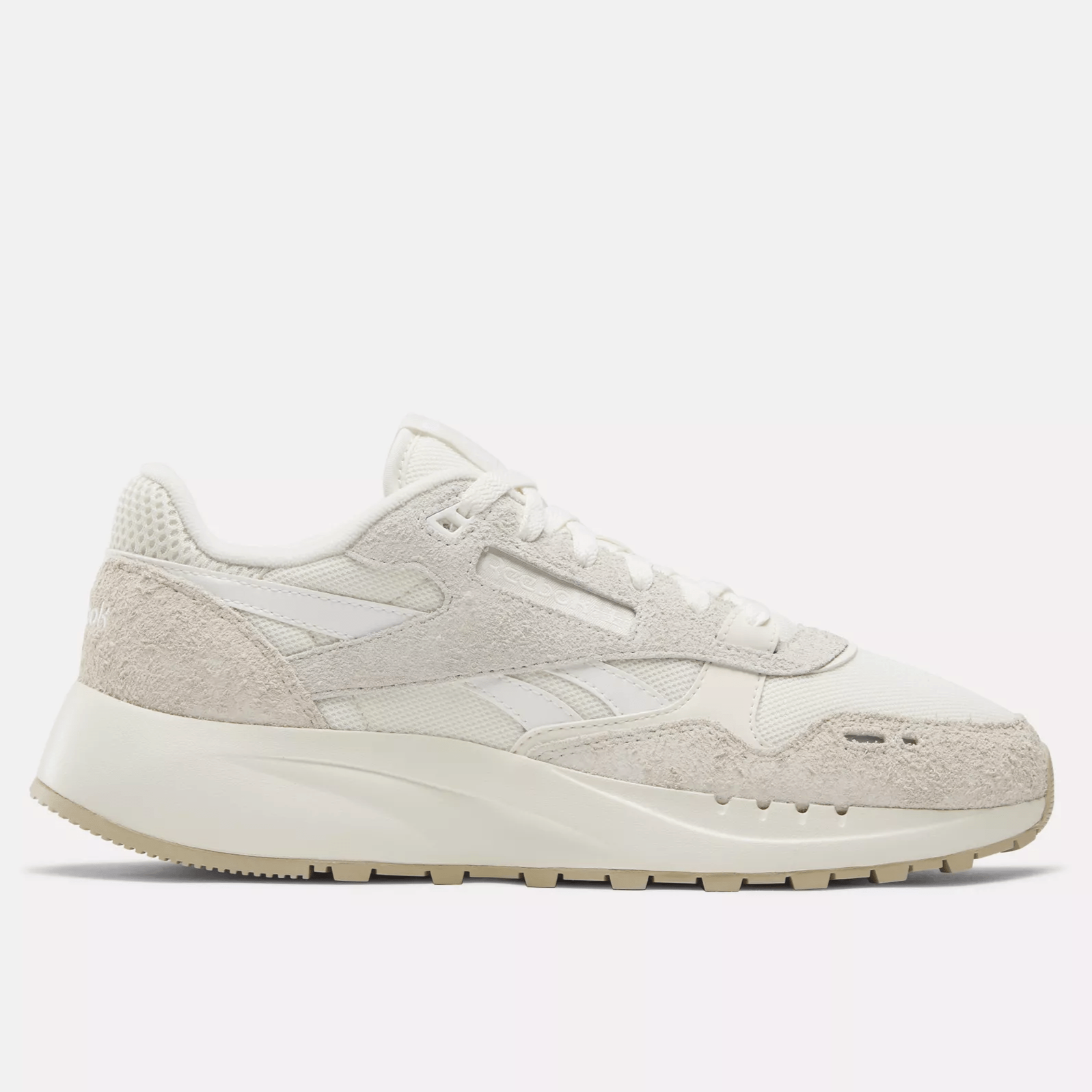 Reebok Men's Classic Leather 2400 Shoes - Vintage Chalk/Chalk/Alabaster Vintage Chalk Chalk Alabaster Footwear - Tophatter Daily Deals