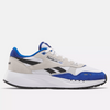 Reebok Men's Classic Leather 2400 Shoes - White/Boundless Blue/Black White Boundless Blue Black Footwear - Tophatter Daily Deals