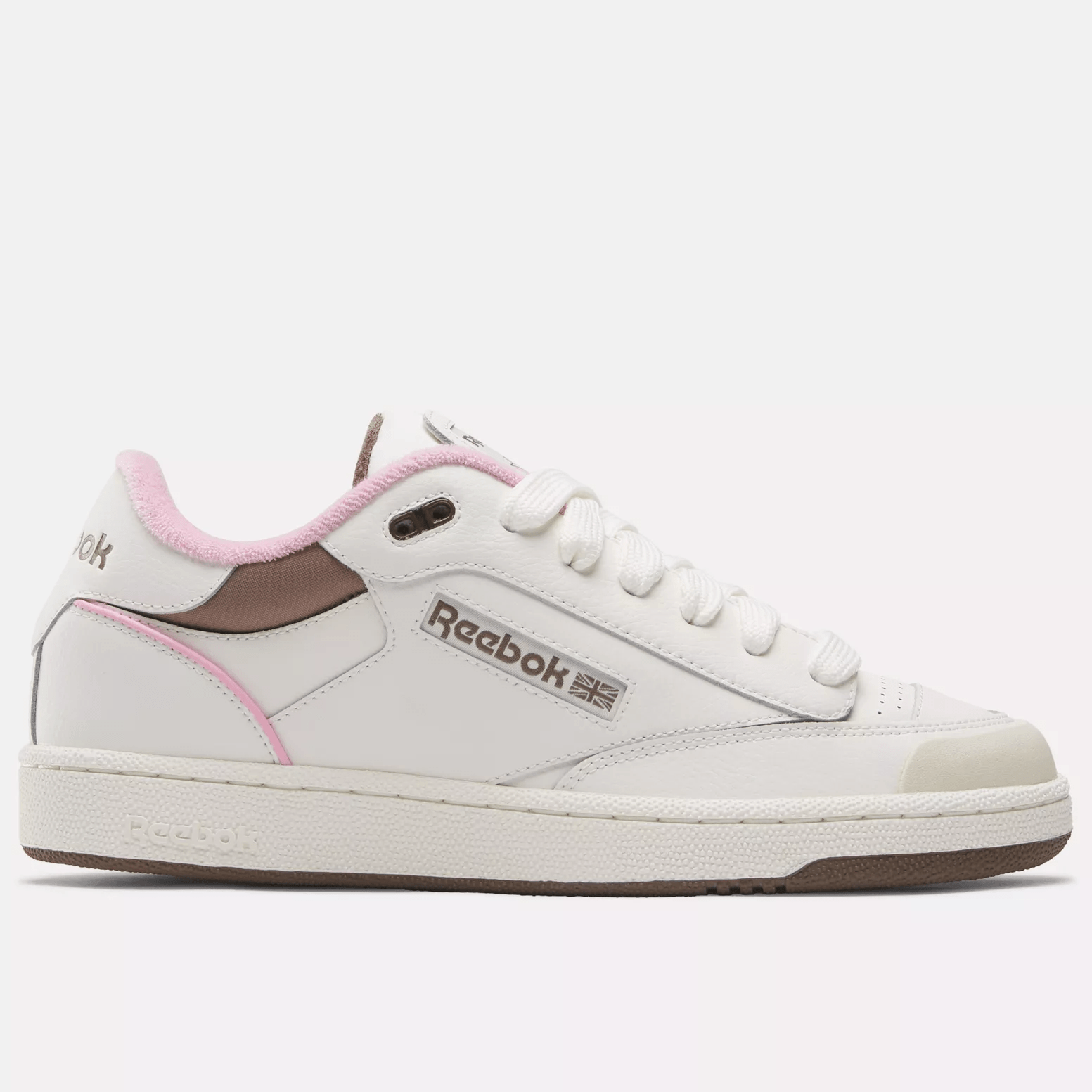 Reebok Men's Club C Bulc Shoes - Chalk/Astrorose/Utilitybrown Chalk Astrorose Utilitybrown Footwear - Tophatter Daily Deals