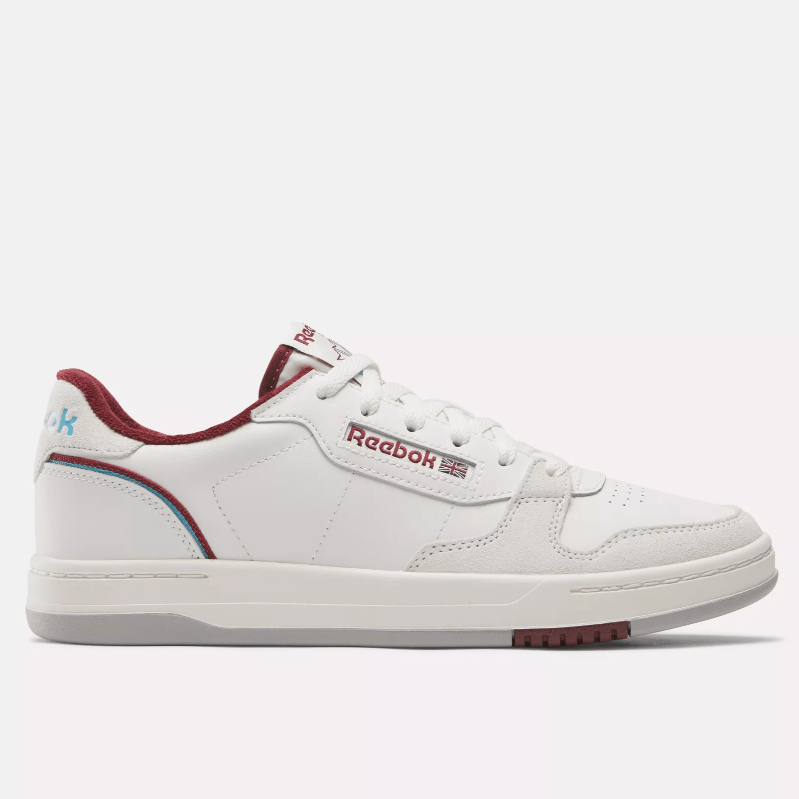 Reebok Men's Phase Court Shoes - Chalk/Vintagechalk/Richmaroon Chalk Vintagechalk Richmaroon Footwear - Tophatter Daily Deals