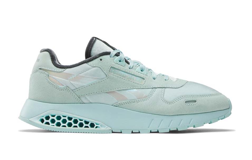 Reebok Men's Classic Leather Hexalite Shoes - Digitalglow/Coolbreeze/Nightbl Digitalglow Coolbreeze Nightbl Footwear - Tophatter Daily Deals