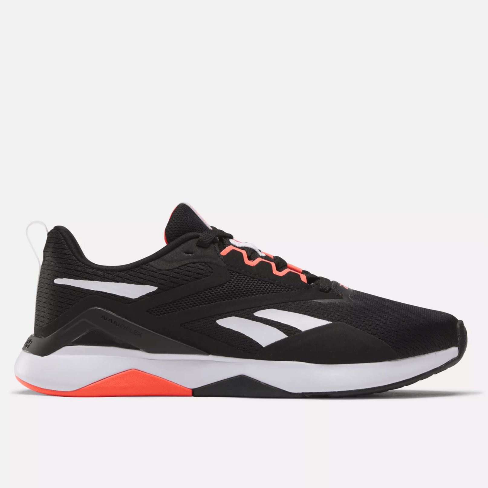 Reebok Men's Nanoflex Tr 2 Shoes - Cblack/Ftwwht/Orgfla Cblack Ftwwht Orgfla Footwear - Tophatter Daily Deals