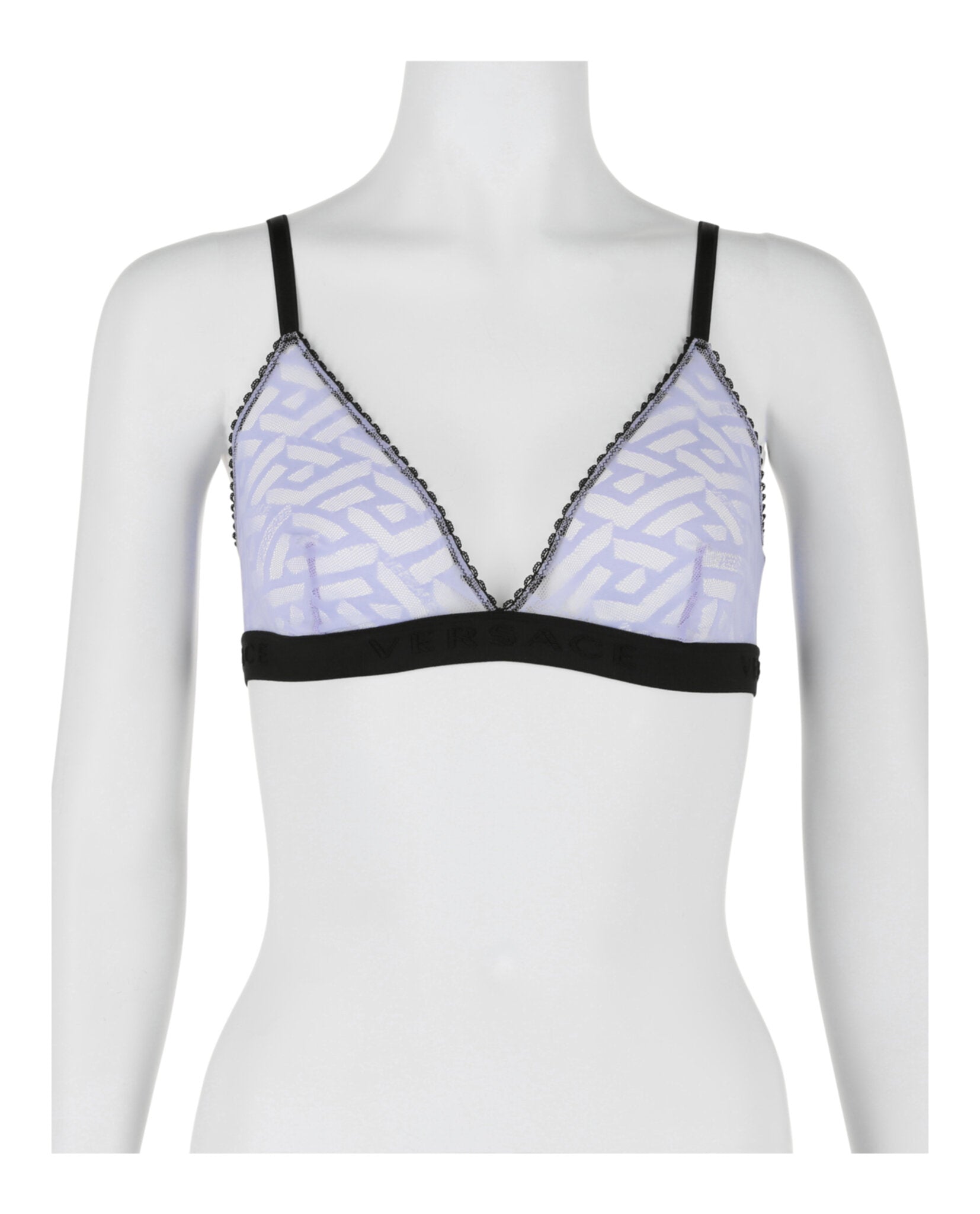 Versace Lace Bralette Purple Underwear - Tophatter Daily Deals
