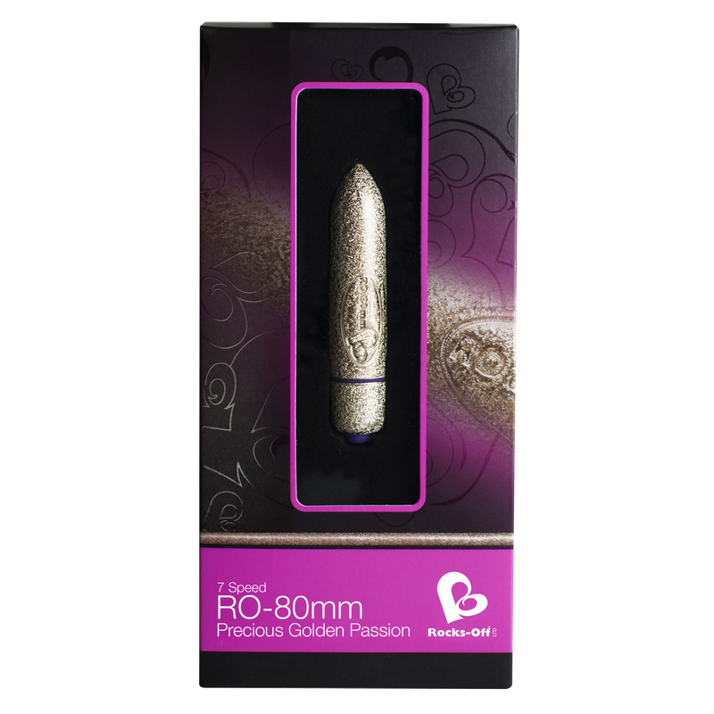 RO-80mm 7 Speed Precious Rose Gold Vibrating Bullet Toy > Vibrators > Mini Vibrators - Tophatter Daily Deals