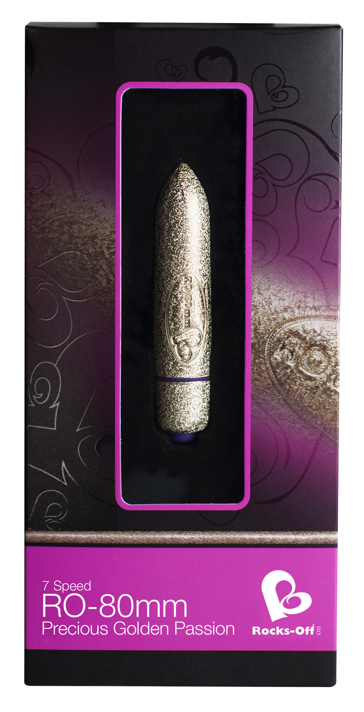 RO-80mm 7 Speed Precious Rose Gold Vibrating Bullet Toy > Vibrators > Mini Vibrators - Tophatter Daily Deals