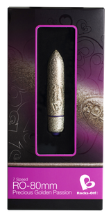 RO-80mm 7 Speed Precious Rose Gold Vibrating Bullet Toy > Vibrators > Mini Vibrators - Tophatter Daily Deals
