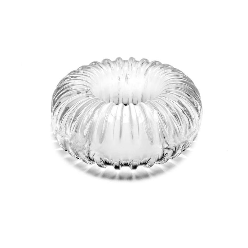 Perfect Fit Ribbed Clear Silicone Stretchy Ring – Stretchy Cock Ring > Cock Ring > Single - Tophatter Daily Deals