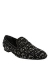 Versace Suede Bead-Embellished Slippers Footwear - Tophatter Daily Deals