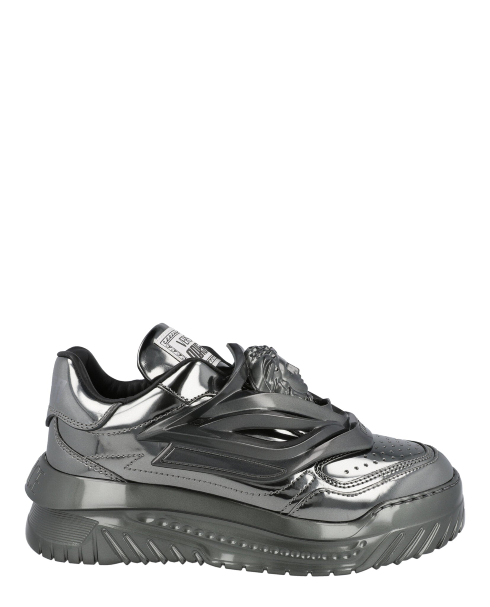 Versace Odissea Sneakers Gunmetal Footwear - Tophatter Daily Deals