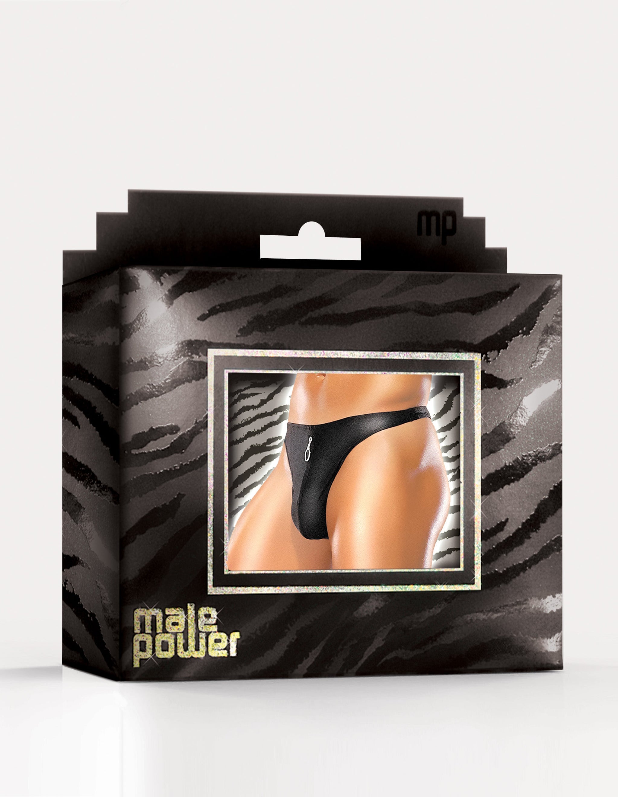 Male Power Zipper Thong Black for Men > Clothes > Mens G-Strings - Tophatter Daily Deals