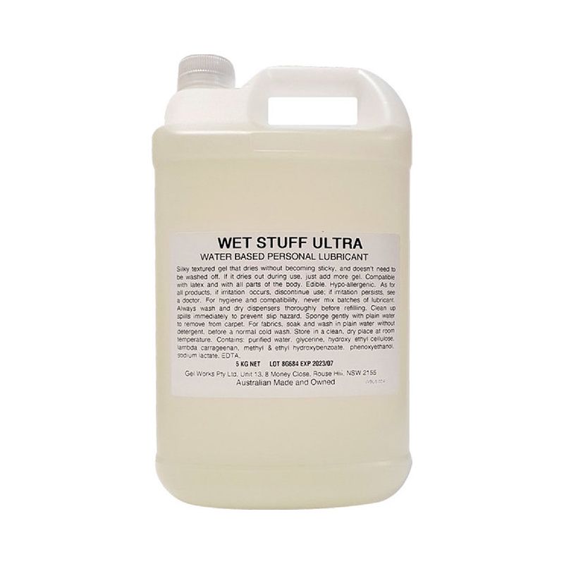 Wet Stuff Ultra – 5kg Water-Based Lubricant > Lube > Water Based - Tophatter Daily Deals