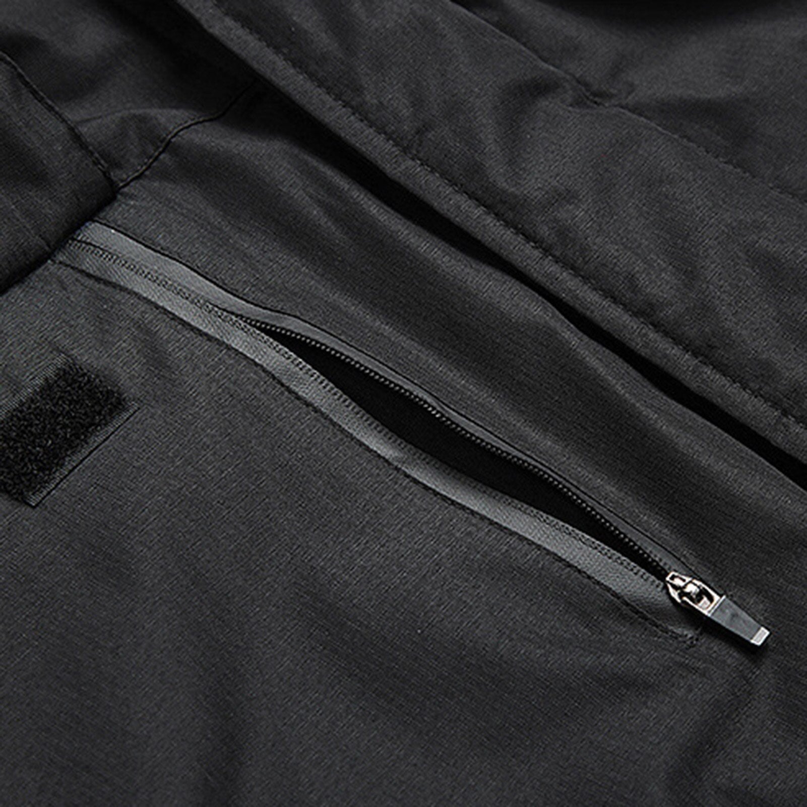 Waterproof Men's Rain Jacket - Hooded Colorblock, Packable - Tophatter Daily Deals