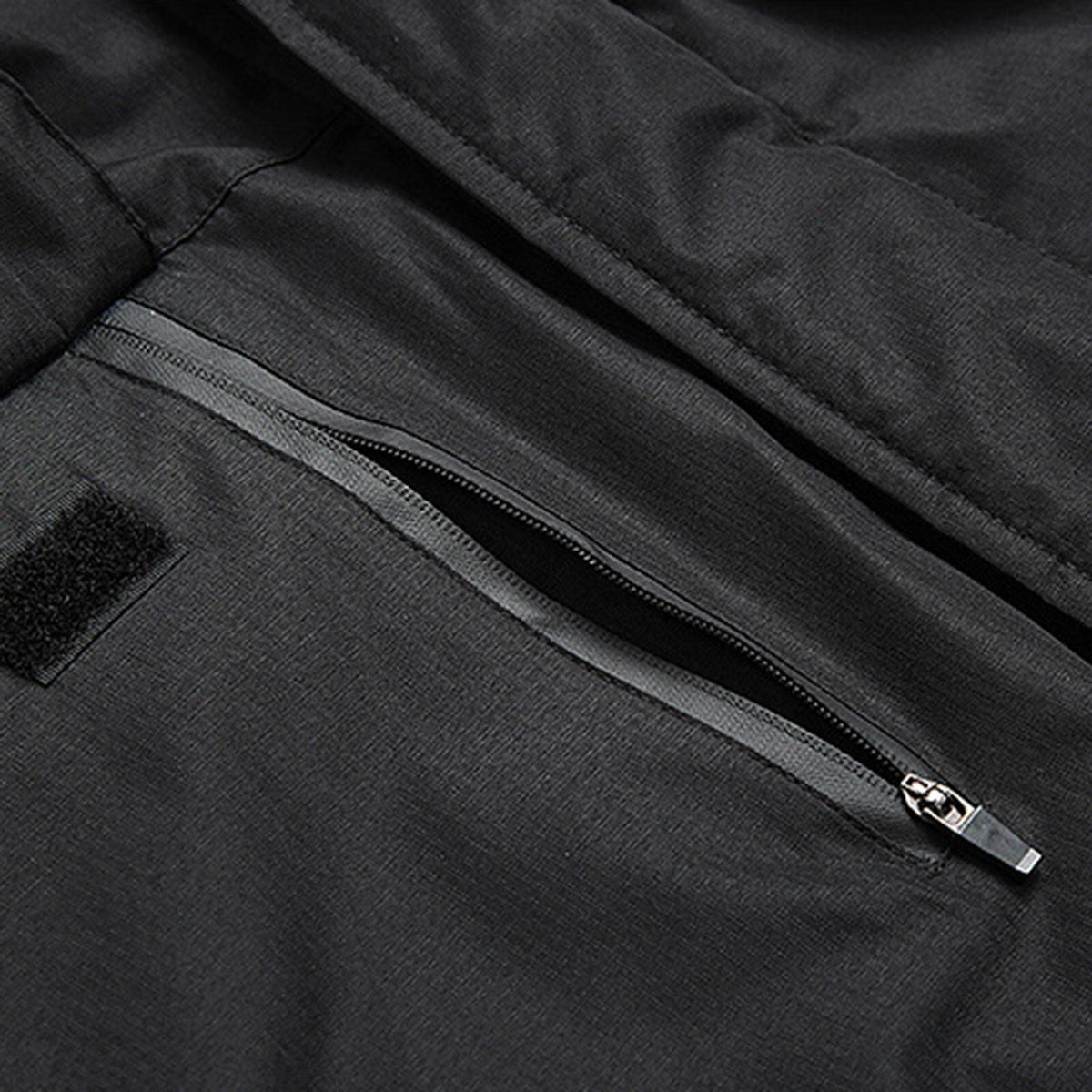 Waterproof Men's Rain Jacket - Hooded Colorblock, Packable - Tophatter Daily Deals