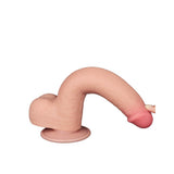 Lovetoy Sliding Easy Bend 9 Inch Dual-Layer Skin Dildo > Dildos > Realistic Dildos - Tophatter Daily Deals