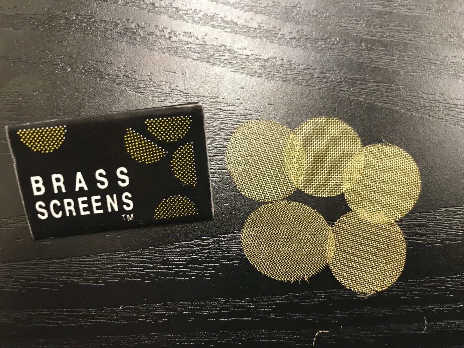 100x Brass Gold Tobacco Pipe Screens - 3/4" 25 screens = 5 packs Smoking Accessories - Tophatter Daily Deals