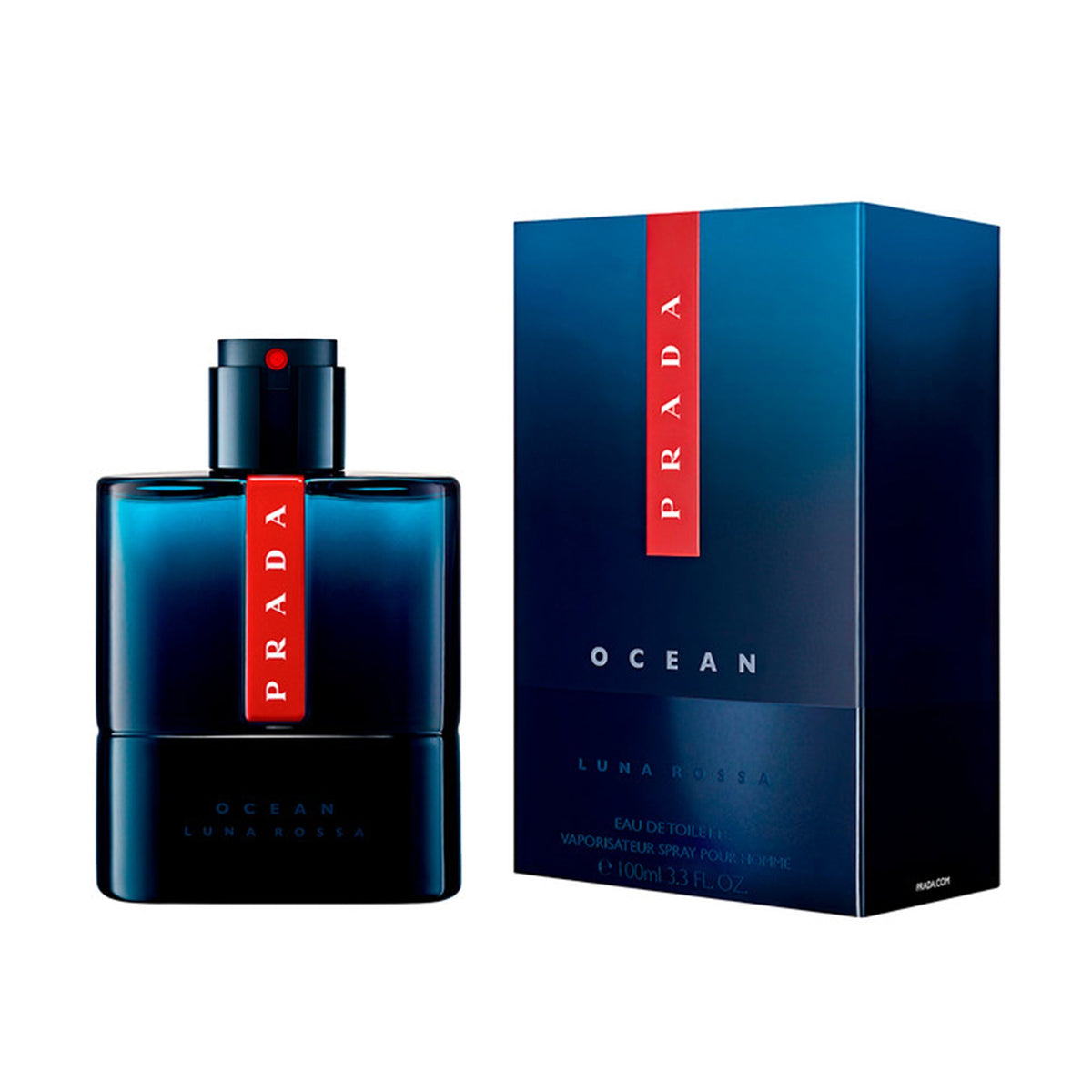 Prada Luna Rossa Ocean Eau De Toilette 100ml Spray - Tophatter Daily Deals