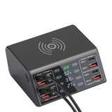100W USB Charging Station 8-Port Charging Hub Mobile Accessories - Tophatter Daily Deals