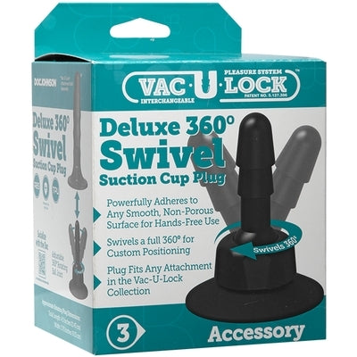 Doc Johnson Vac-U-Lock Deluxe 360° Swivel Suction Cup Plug Accessory > Sex Toys > Sex Machines > Connectors - Tophatter Daily Deals