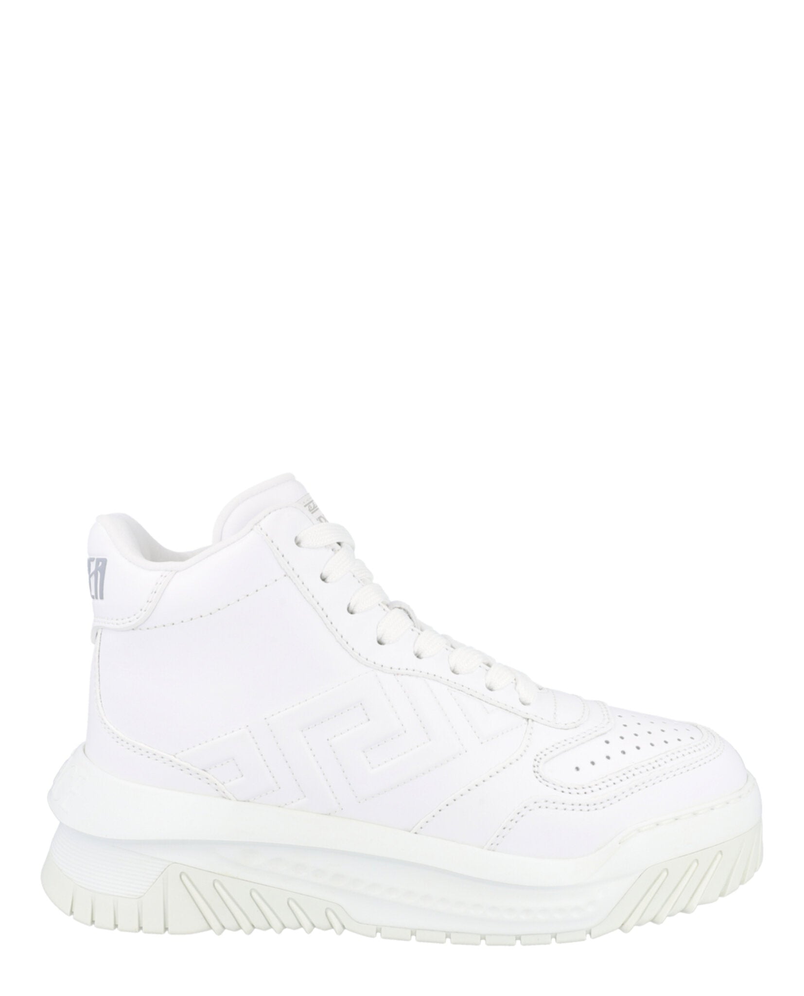 Versace Odissa High-Top Sneakers Bianco Footwear - Tophatter Daily Deals