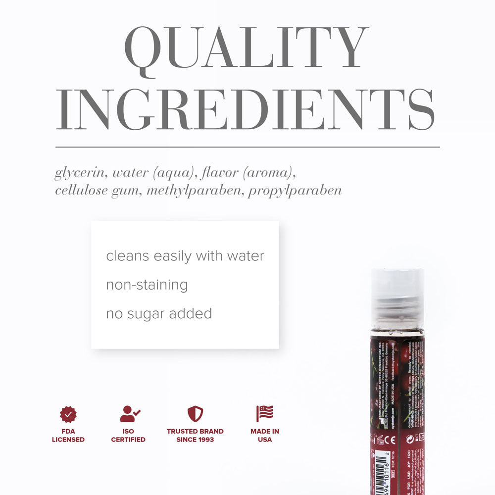 JO H2O Cherry Burst – Cherry Flavored Water-Based Lubricant 30 ml > Lube > Flavoured - Tophatter Daily Deals