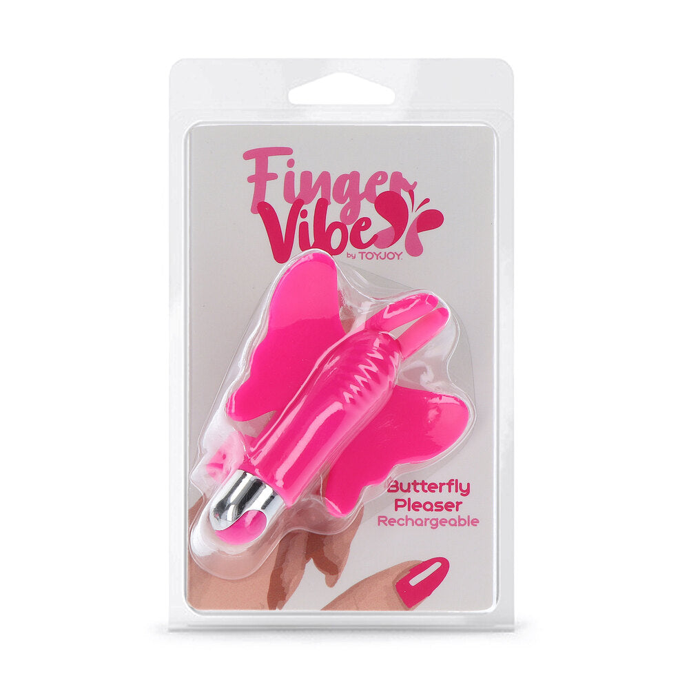 ToyJoy Butterfly Pleaser – Rechargeable Silicone Finger Vibrator > Vibrators > Finger Vibrators - Tophatter Daily Deals