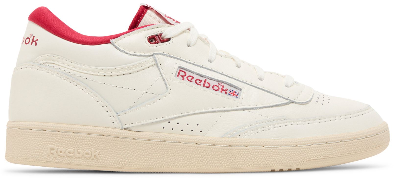Reebok Men's Club C Mid II Vintage Shoes - Chalk/Alabas/Flasrd Chalk Alabas Flasrd Footwear - Tophatter Daily Deals