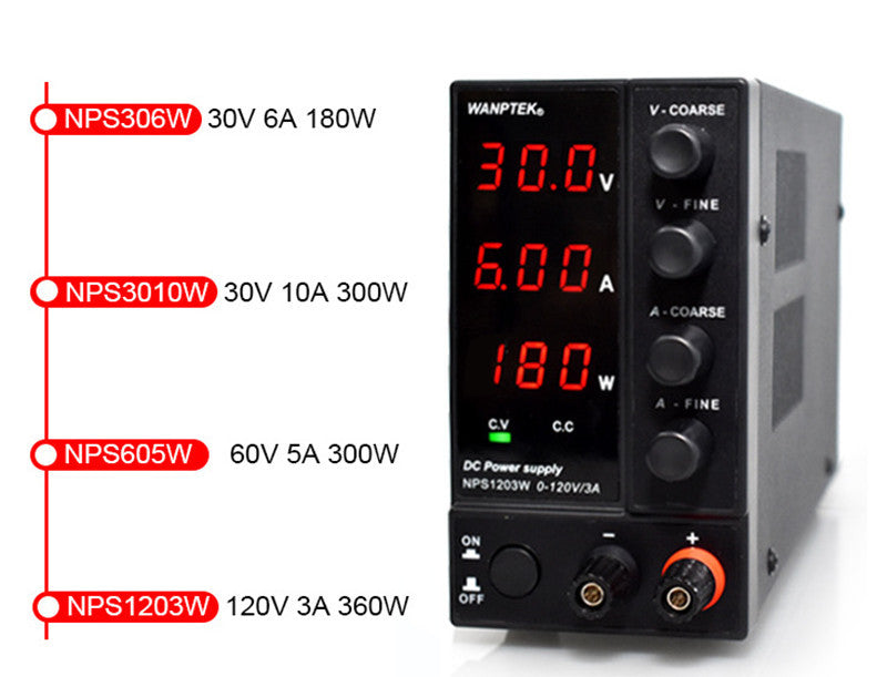 Adjustable DC Power Supply for Mobile Phone Notebook Repair 0 - Tophatter Daily Deals