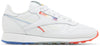 Reebok Men's Classic Leather Shoes - Ftwwht/Echblu/Insred Ftwwht Echblu Insred 11 Footwear - Tophatter Daily Deals